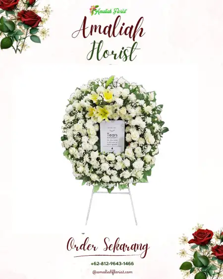 Krans Bunga Duka Kayu Ombun