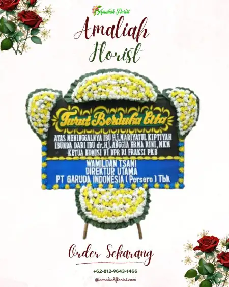 Papan Bunga Duka Kayu Ombun